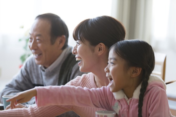 家族で楽しい団らん